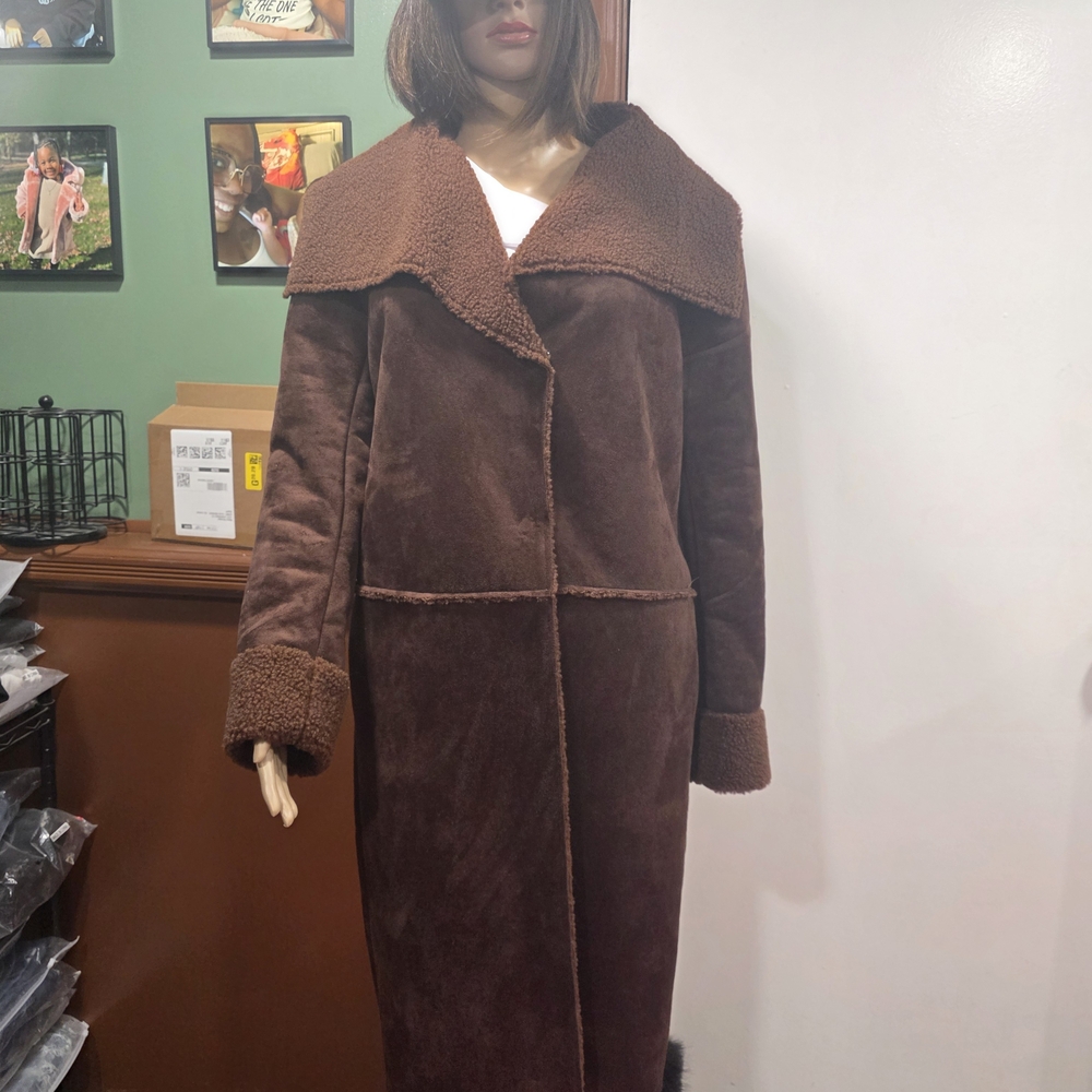Solitaire Chocolate Teddy Jacket - image 1